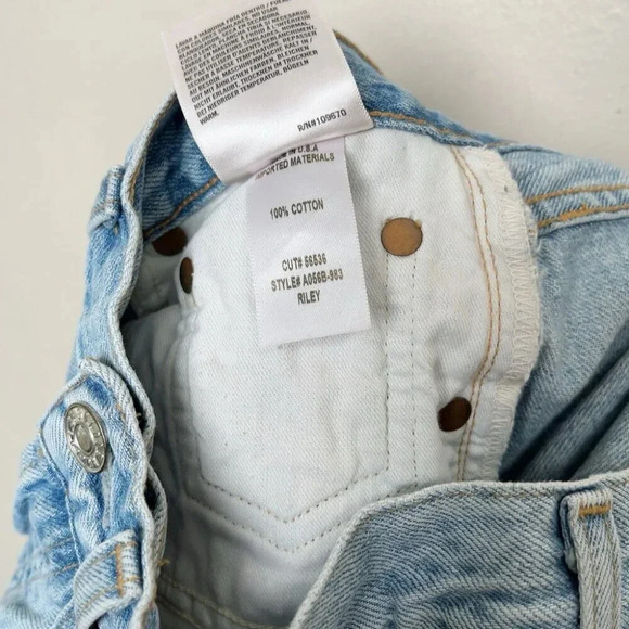 AGOLDE Womens  23 Riley High Rise Straight Crop Jean - Picture 11 of 16